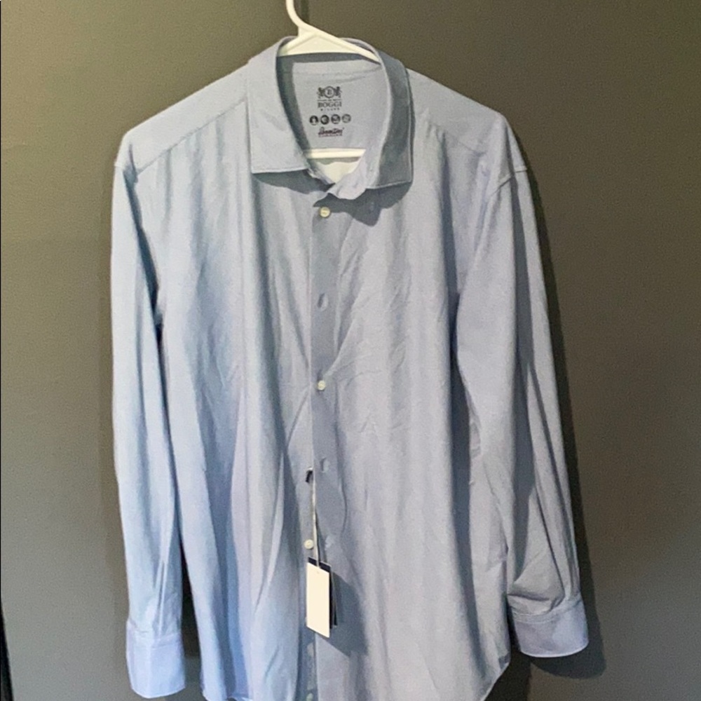 Blue dress shirt